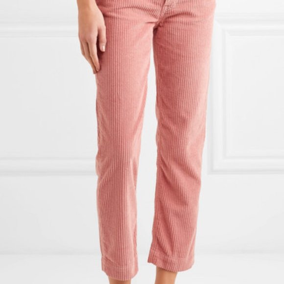 GRLFRND Helena Corduroy Pants in Pink - Picture 2 of 4